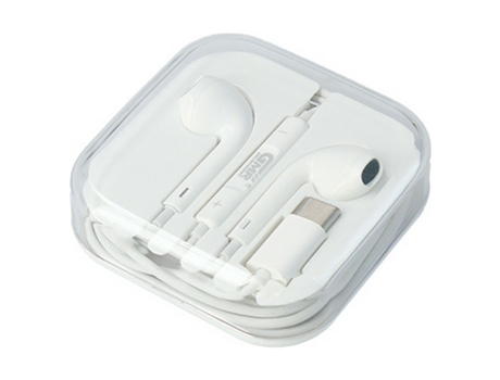 Auriculares con Micrófono Goms Blanco Tipo C