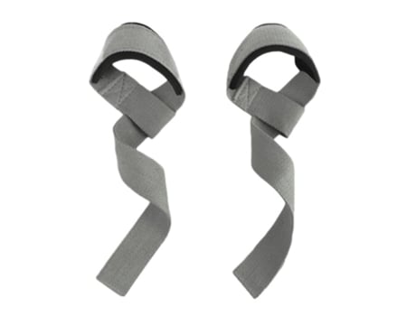 Muñequera para levantamiento de pesas - gris - 2 piezas - NORTHIX
