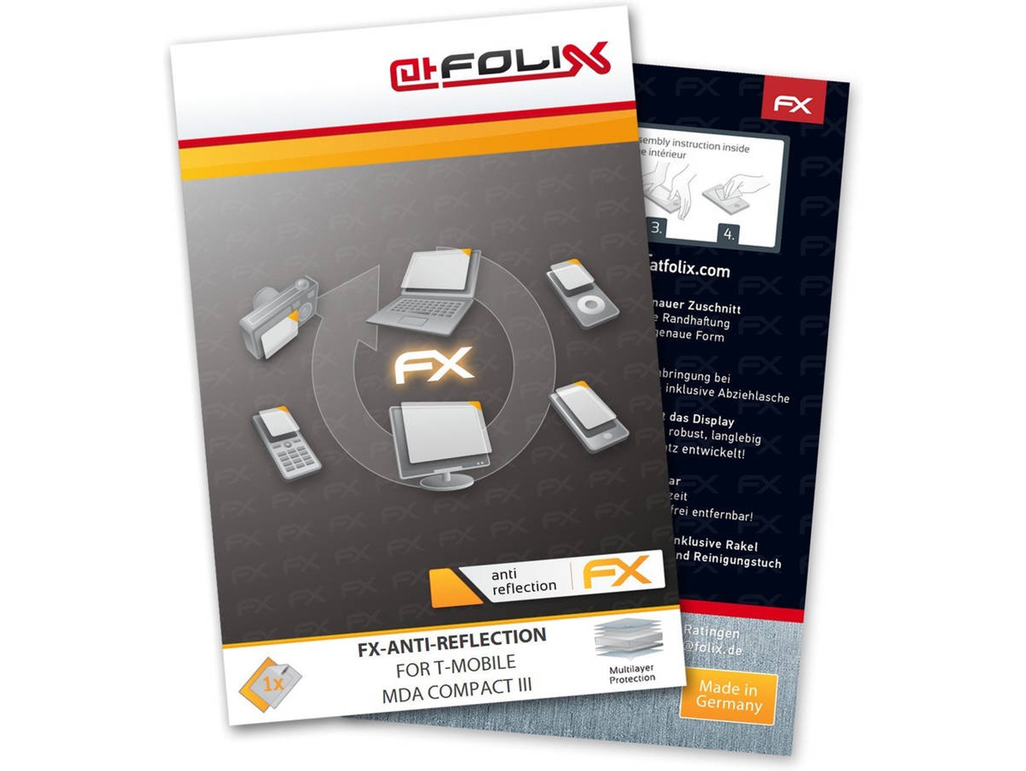 Protector de Pantalla T-Mobile MDA Compact IV ATFOLIX FX-Antireflex