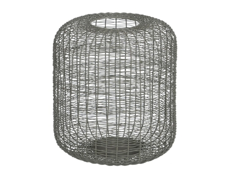 Farol Portavelas Verde Hierro 25 x 25 x 27 cm