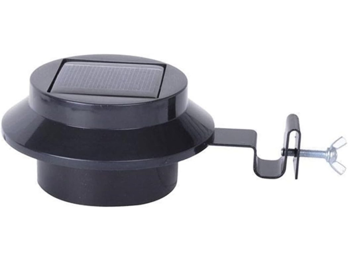 Juego De 2 Luces Solares Led Para Valla, 3 Led, Luz Cálida.