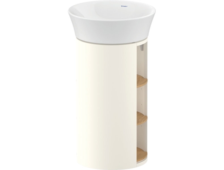 DURAVIT White Tulip, mueble de lavabo de pie, ancho 350 x fondo 410mm, con compartimento abierto, con tecnología tip-on, WT42390