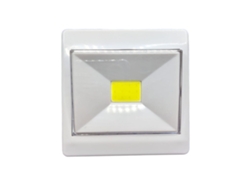 Luz nocturna LED con interruptor 1 COB 120 lm pilas 3xAAA JANDEI