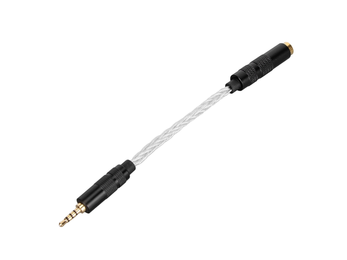 Cable De Audio De 4,4 Mm A 2,5 Mm, Adaptador Hembra A Macho, Profesional, Para Auriculares, Plateado