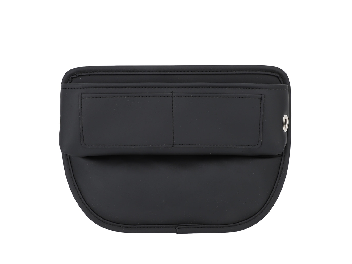 Organizador De Relleno Para Asientos De Coche, Caja De Almacenamiento Universal Impermeable De Pu Para Suv, Camión, Autocaravana, Negro