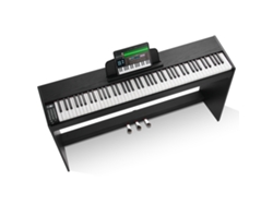 Piano digital Succebuy de 88 teclas totalmente ponderadas con teclado dual y soporte de estuche único.
