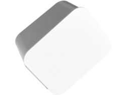Dispensador Redondo Bolas Algodón Organizador Impermeable Multifuncional Montaje Pared Prueba Polvo Blanco