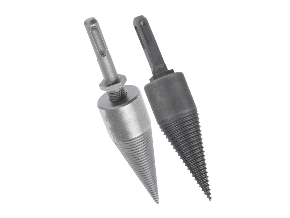 Broca De 2 Piezas Para Partir Madera, Acero De Corte Rápido, Broca Resistente Para Partir Troncos, Herramienta Para Trabajar La Madera