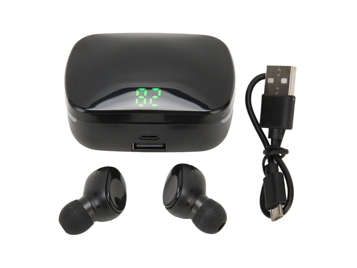 Auriculares Inalámbricos Bluetooth 5.3 Con Cancelación De Ruido Y Graves Potentes, Resistentes Al Agua Ipx7 Para Deportes, Con Estuche De Carga.