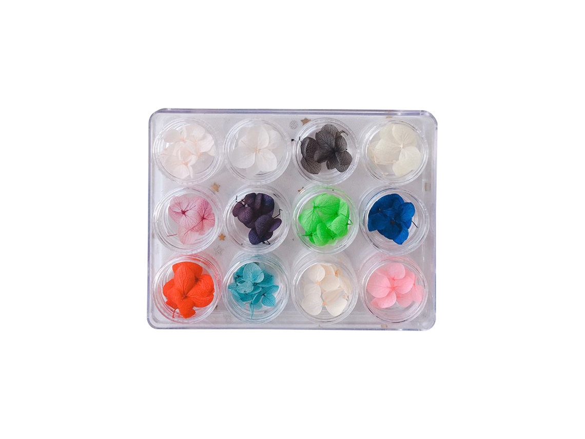 Adesivo Rebe com Flor Natural Seca para Decoração de Unhas, Ferramenta de Manicure DIY, Decoração de Unhas com Girassol 3