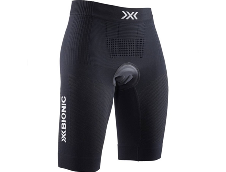 Pantalones Cortos para Mujer X-BIONIC Regulator Negro para Ciclismo (XS)