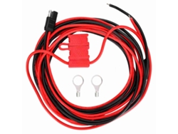 Cabo De Energia De Metal Abs Com Engate Para Rádio Móvel Motorola Hkn4137a Preto Vermelho