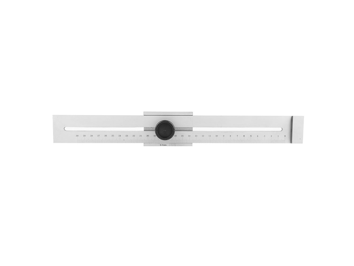 Regla De Marcado De Acero Inoxidable De 0 A 300 Mm, Herramienta De Medición Y Marcado Para Trabajos De Carpintería.