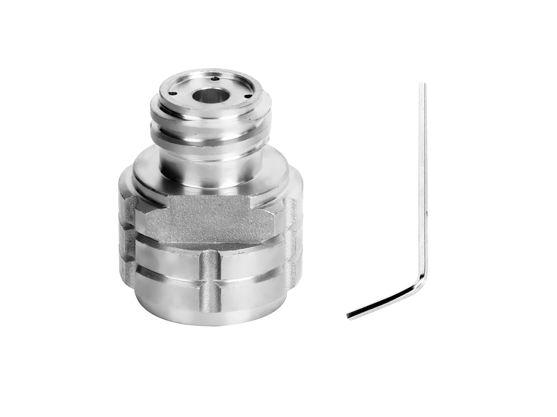 Adaptador De Recarga De Cilindro De Co2, Rosca Hembra G1/2 A Rosca Macho Tr21-4 Para Sodastream