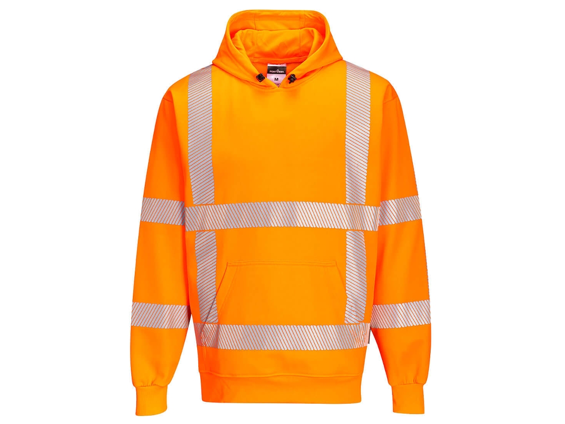Sudadera con capucha de alta visibilidad Portwest Rws / Naranja / M