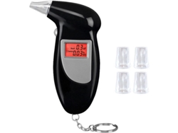 Analizador Electrónico De Alcohol Profesional Con 5 Boquillas Y Pantalla Lcd, Sensor De Sensibilidad Semiconductor.