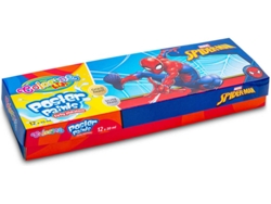 Caja 12 Colores Pintura COLORINO Disney Spiderman