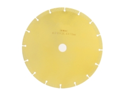 Disco de serra circular diamantado, disco de solda e esmerilhamento, disco segmentado 250x25,4x10mm