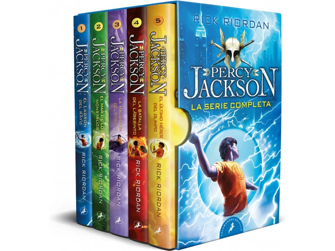Libro Percy Jackson Y Los Dioses Del Olimpo - La Serie Completa de Rick Riordan (Español)