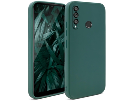 Funda Série Lite Meia Noite Fina Acabamento para Honor, Huawei Huawei P Smart Plus 2019 / Honor 20 Lite MOOZY Textura Suave Negro