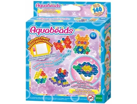 Kit de Artesanía AQUABEADS Minipack Anillos Joya (Edad Minima: 4)