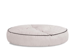 Cojín redondo acolchado para suelo, cojín para silla y asiento, cojín de meditación, diámetro 57 cm - Beige SALES CORE