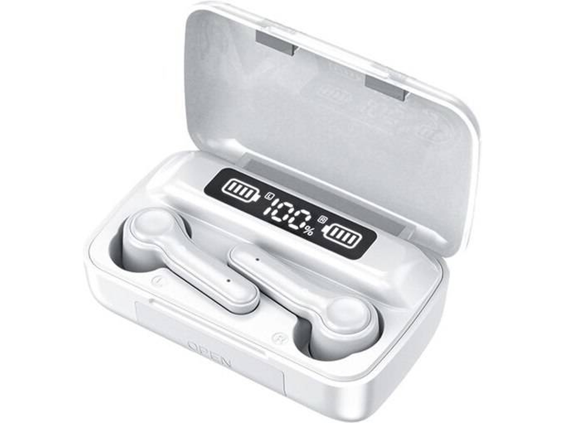 Auriculares Azultooth True Inalámbrico ALIN1155-2 (In Ear - Micrófono - Blanco)