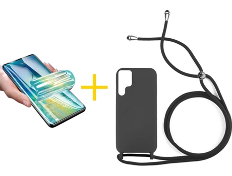 Carcasa + Protector de Pantalla para Samsung Galaxy S22 Ultra 5G SKYHE Negro