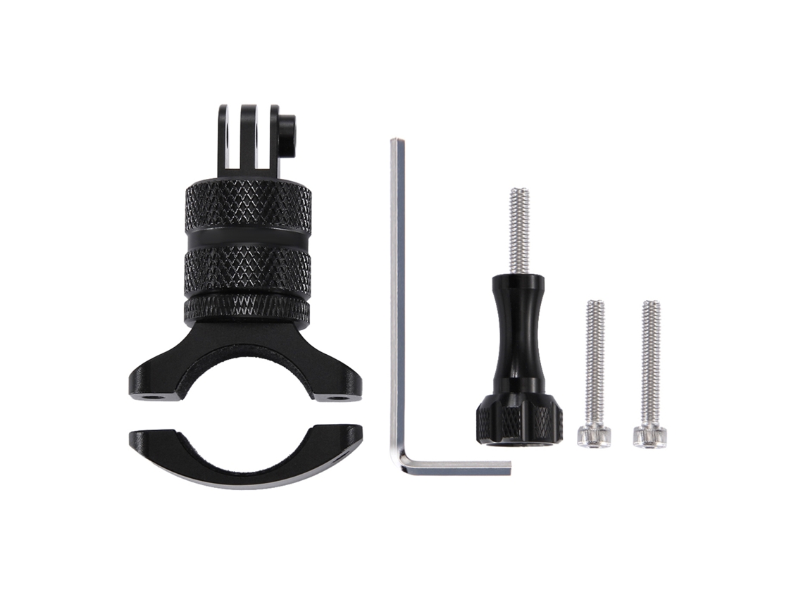 Soporte Para Bicicleta De Aluminio Puluz Con Rotación 360° Compatible Con Gopro Hero 11/10/9/8 Y Cámaras De Acción