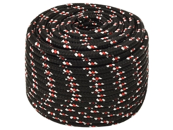 Cuerda para barcos de 14 mm y 25 m, polipropileno negro HARLANV1