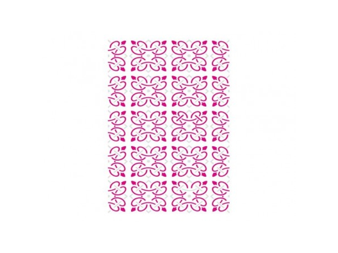 Stencil 21x15cm Dibujo Portugués 4 300021544 Acrilex