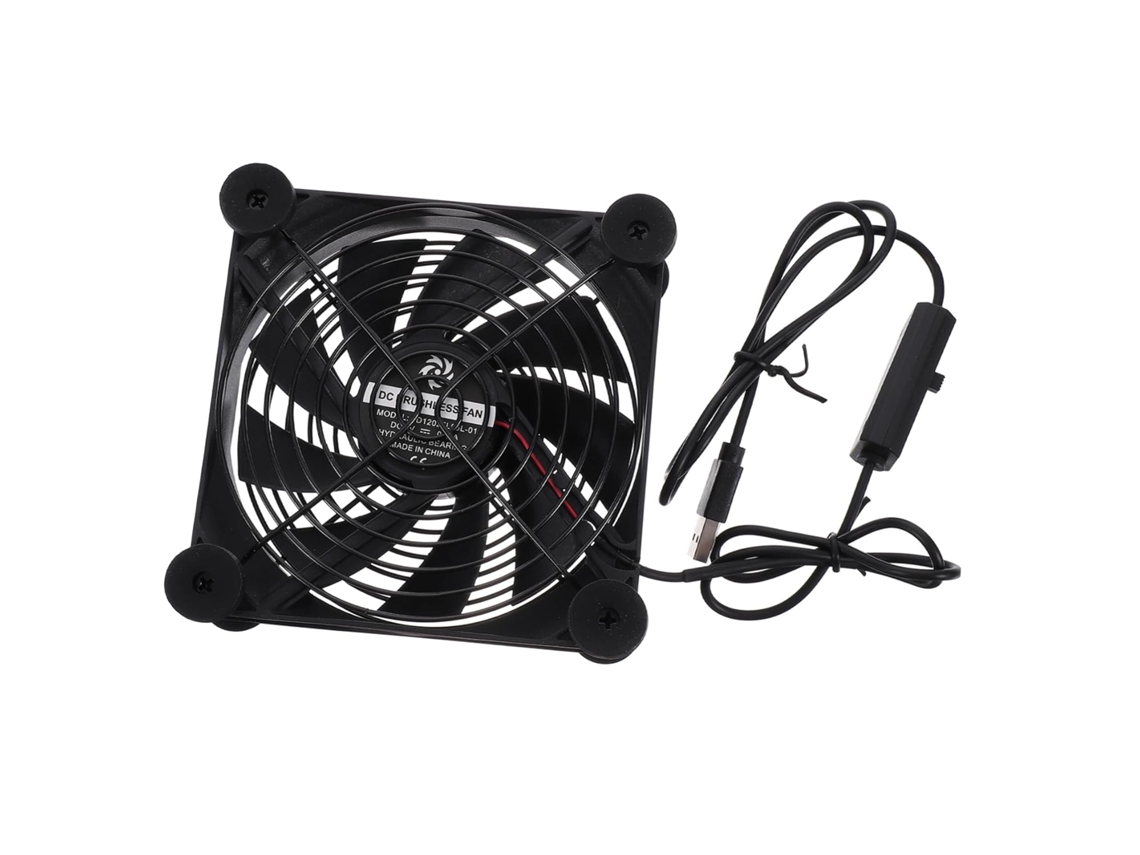 Ventilador USB para computadora, silencioso, para router y otros dispositivos, fácil de instalar y usar. Gokoco