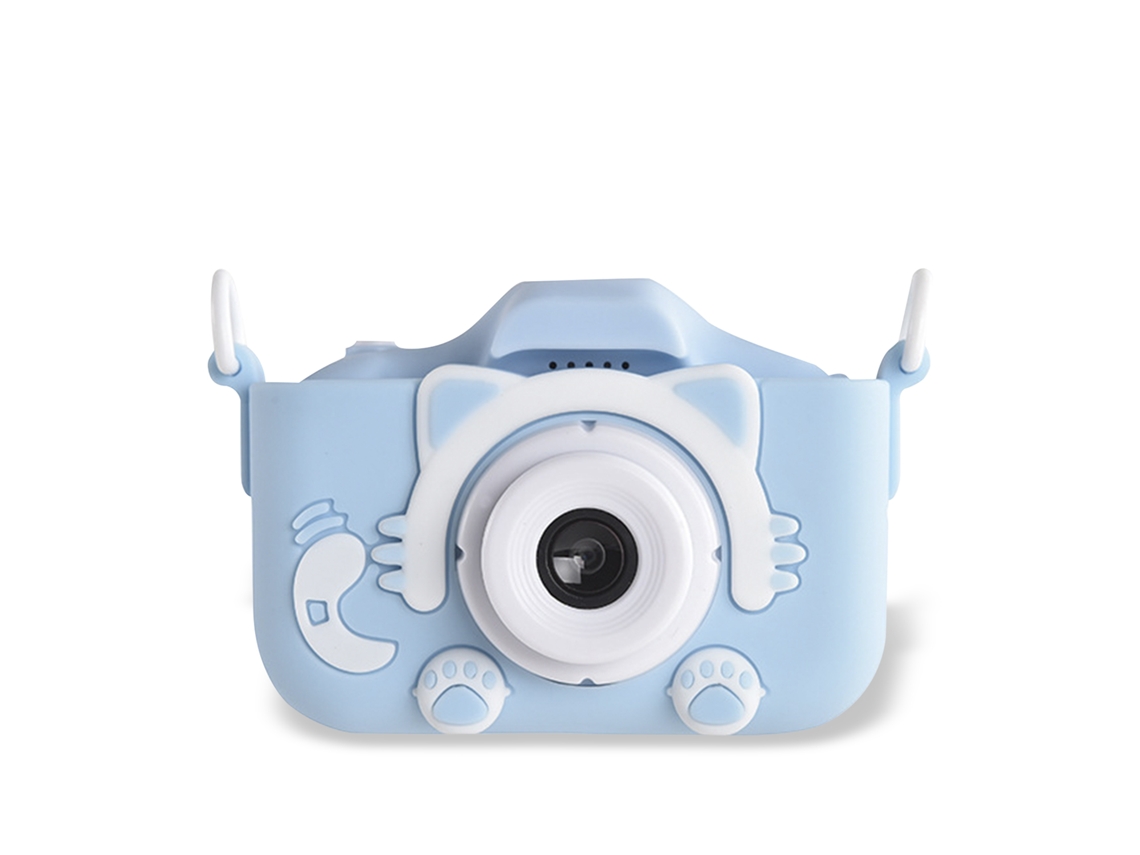 Cámara digital X2, diseño de gato, fotos y vídeos de 20MP, ideal para niños. Zoom digital 8x, reproductor MP3 y juegos.