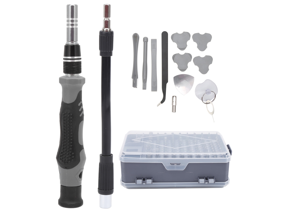 Juego De Destornilladores 115 En 1 Con Puntas Magnéticas Para Reparar Electrodomésticos Y Teléfonos Móviles.