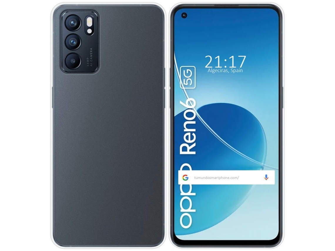 Carcasa Oppo Reno 6 5G TUMUNDOSMARTPHONE Silicona Transparente