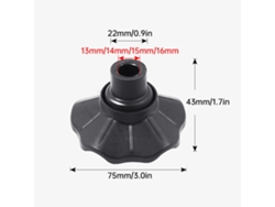 Protectores De Plástico Antideslizantes Para Patas De Sillas De Camping Moon (13 Mm, 14 Mm, 15 Mm, 16 Mm)
