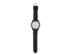Reloj De Pulsera Analógico De Cuarzo Con Correa De Silicona Y Caja De Aleación, Esfera Blanca.