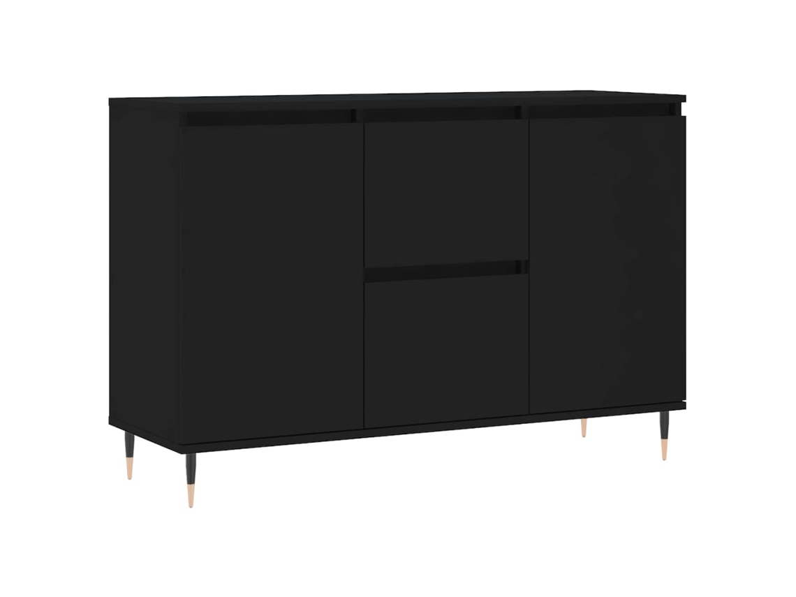 Aparador VIDAXL Negro Madera contrachapada (104x35x70 cm)