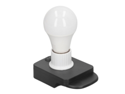 Yncm2026-bombilla Led Inalámbrica 7w 700lm E27 Adaptador De Batería Lámpara Portátil Para Trabajo 12-60v