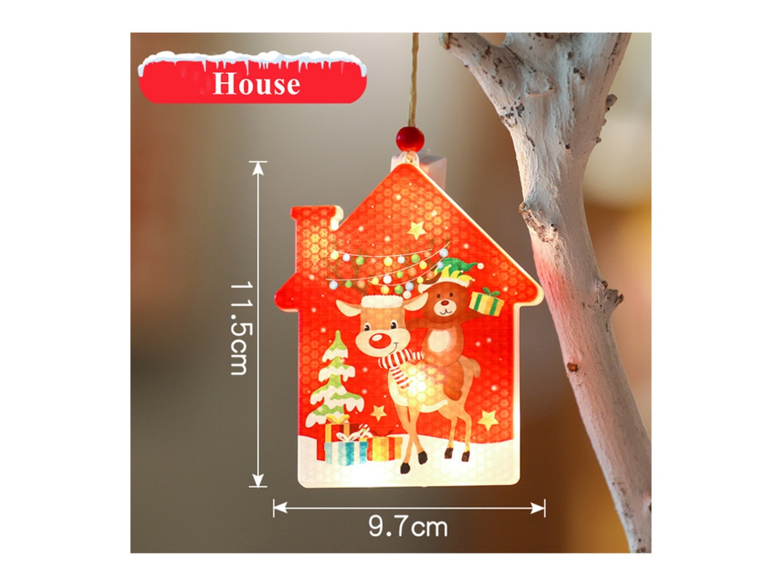 Luces navideñas LED decorativas Luces colgantes 3D novedosas KH2023