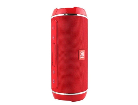 Altavoz Bluetooth Inalámbrico 40W Impermeable Estéreo Bajo Usb / TF / Aux Mp3 Reproductor de música portátil Rojo
