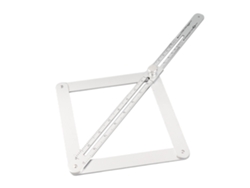 Herramienta De Medición De Ángulos Para Esquinas De Techo, Relics, Protector Cuadrado Ajustable, Aluminio Portátil