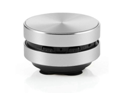 Altavoz Bluetooth estéreo portátil compatible con conducción ósea (plateado)