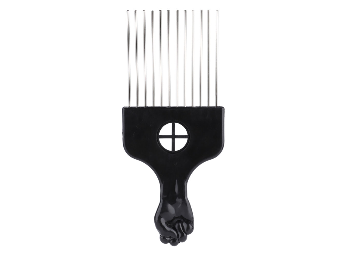 Pente De Cabelo Retro Em Liga Leve Portátil Com Dentes Largos Anti-corrosão Para Penteado Profissional E Casa