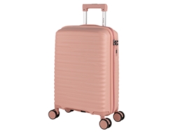 Maleta pequeña de polipropileno rosa rubia ITACA (38 x 55 x 20 cm, 38 l)