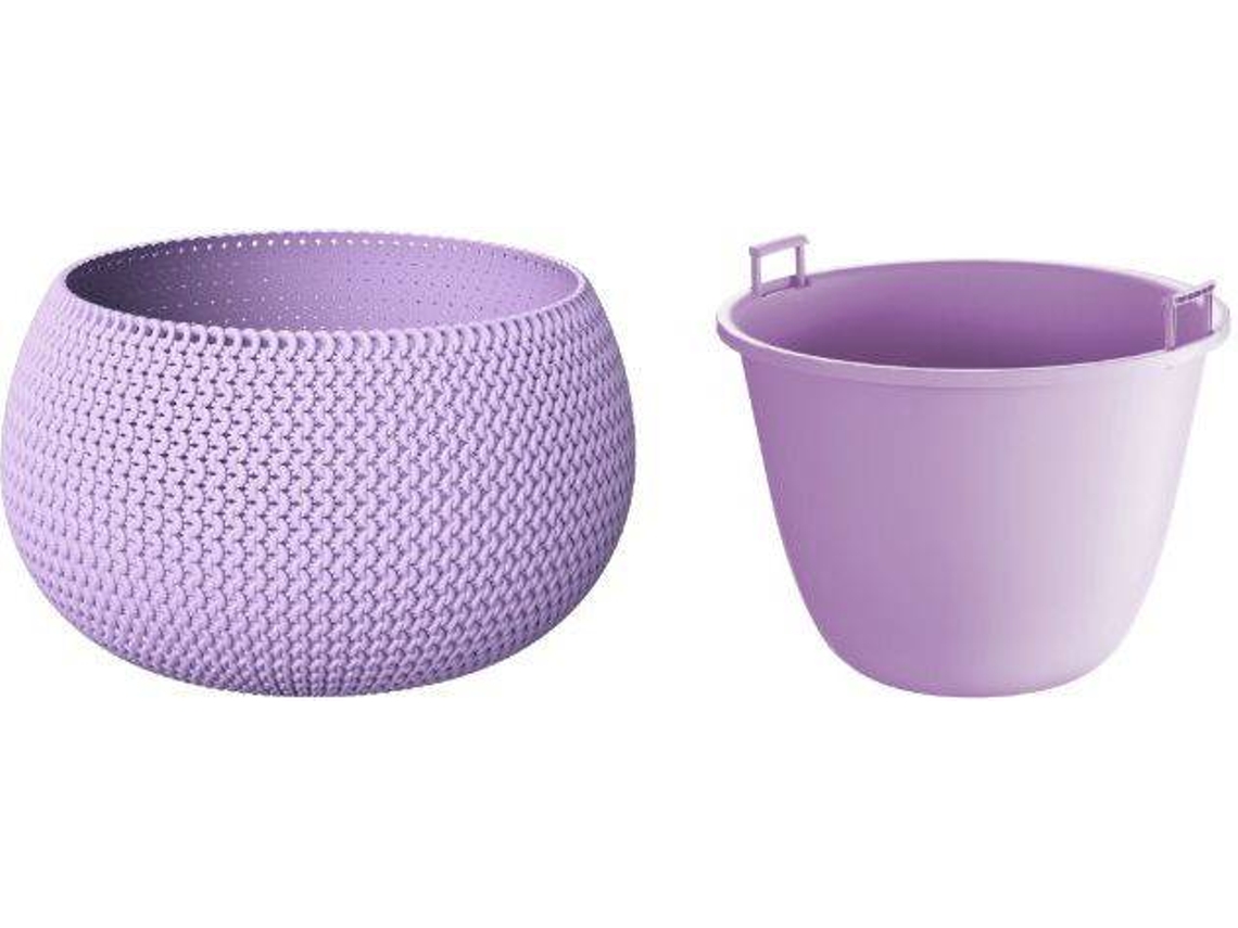 Maceta PROSPERPLAST Splofy Bowl (Morado - 29 x 29 x 19.5 cm)
