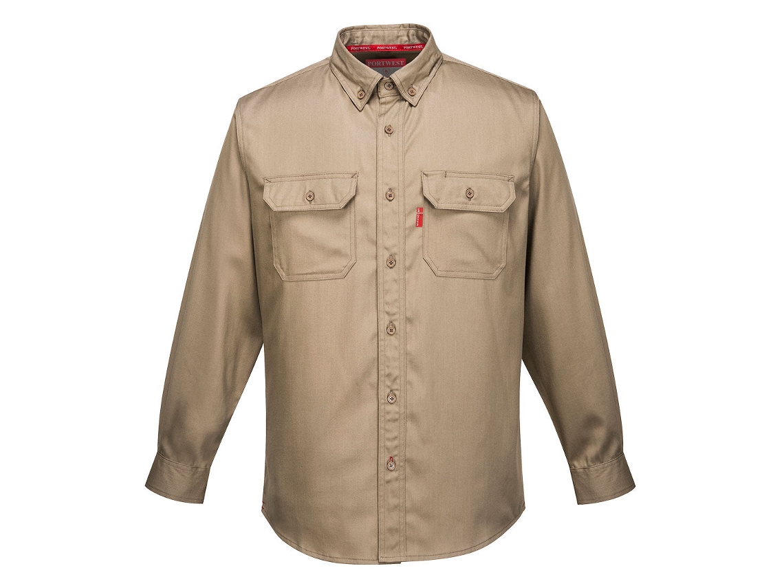 Camisa Bizflame 88/12 Protección y estilo en el trabajo / Azul marino / L Portwest