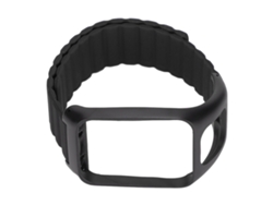 Correa Magnética De Silicona Ajustable Para Reloj Tomtom Runner 2 Negra