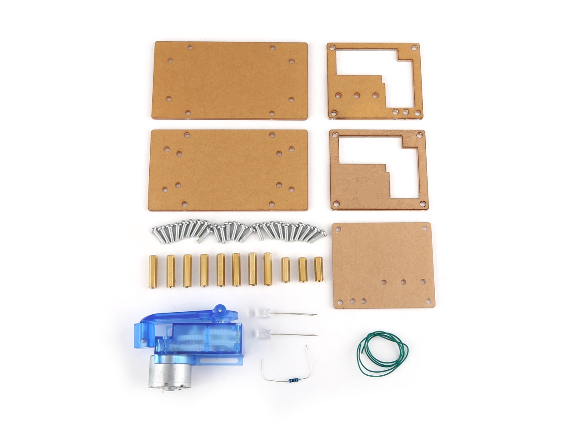 Kit Manual De Generación De Electricidad Con Luz De Emergencia Para Proyectos Escolares Y Experimentación.