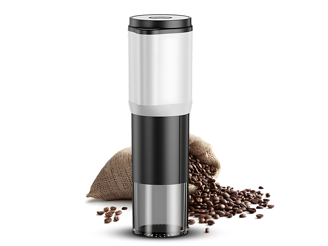 Molinillo De Café Eléctrico Inalámbrico Con 5 Niveles Ajustables, Temporizador Y Parada Automática.